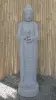  Product image 1 of the product “Standing Buddha made of Riverstone in Dharmachakra position - gesture of wheel of the teaching of Dharma. About 180cm height. ”